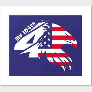 My Independence Day 4th July with Eagle Posters and Art